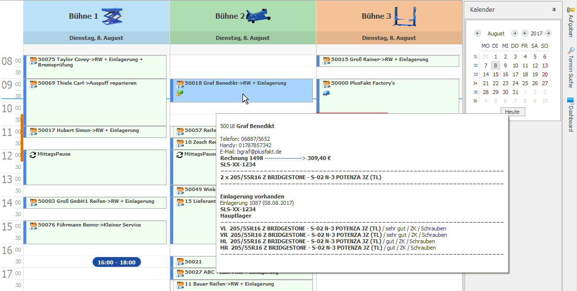 Terminkalender PlusFakt